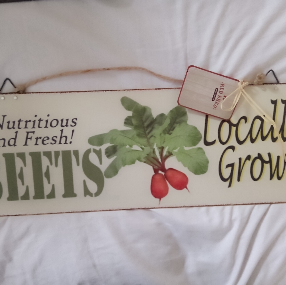 Hand crafted garden signs